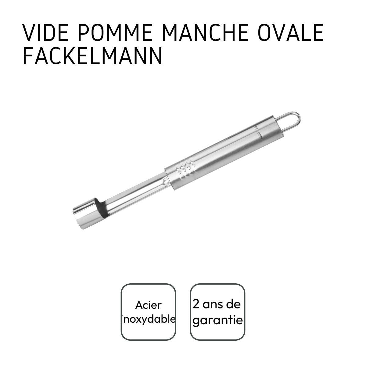 Vide-pomme inox 20 cm Fackelmann Ovale