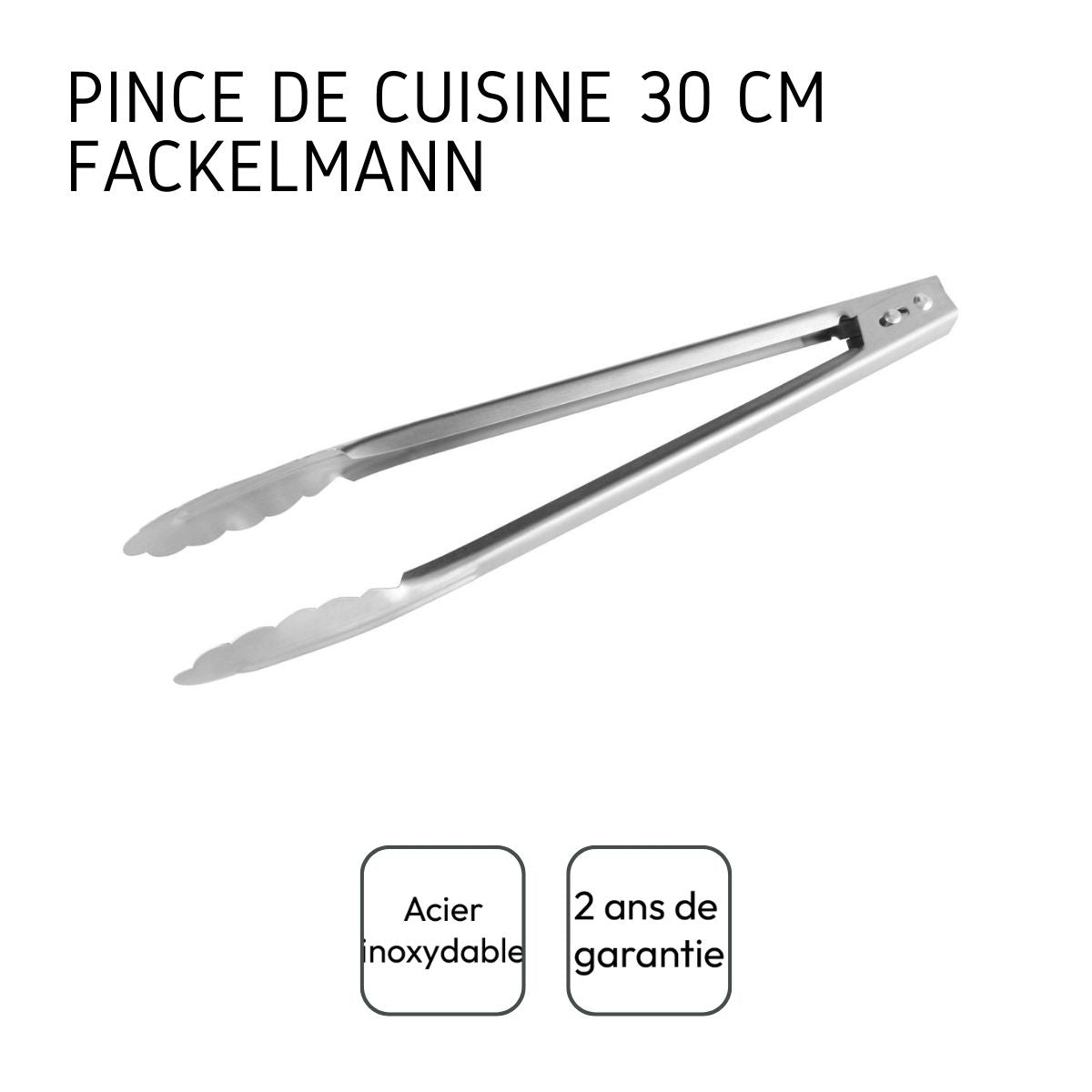 Pince multifonction inox 30 cm Fackelmann