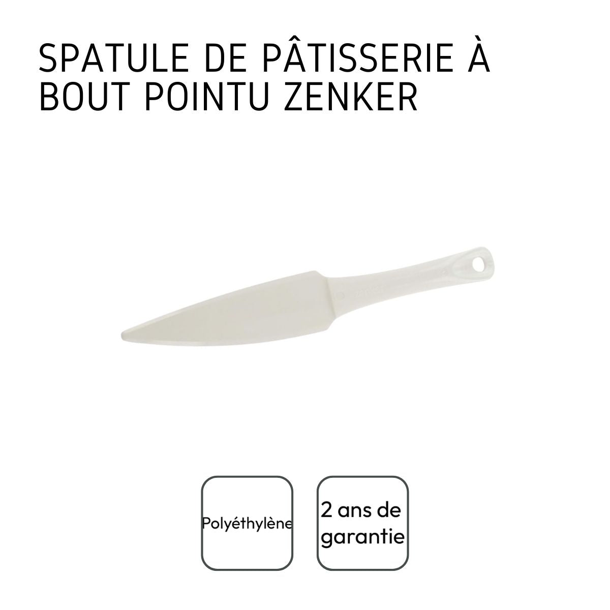 Spatule à pâtisserie blanche pour démouler les gâteaux Zenker Divers