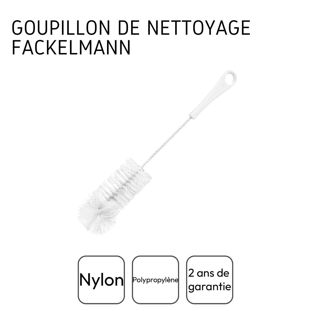 Goupillon pour bouteille en nylon Fackelmann Tecno