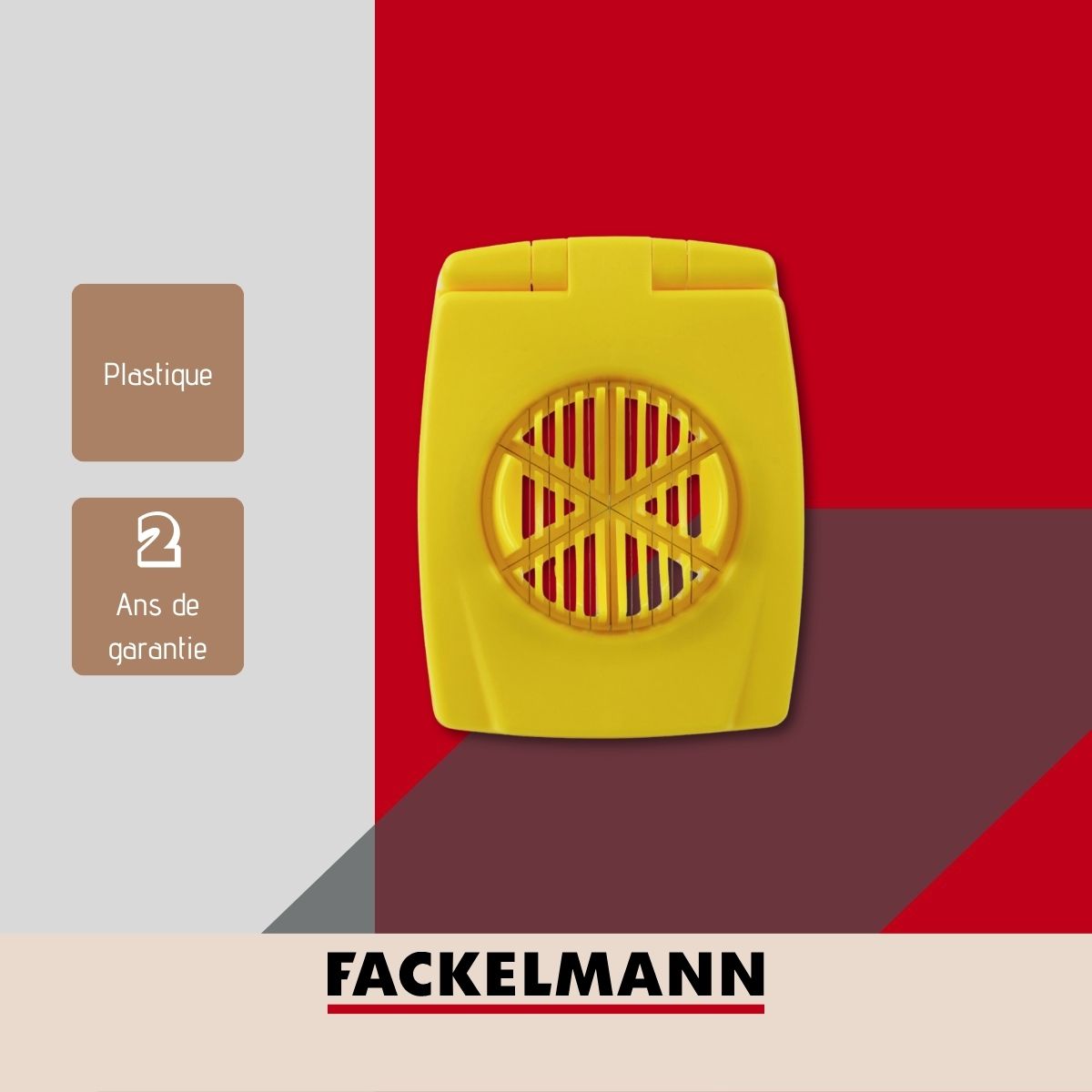 Coupe oeuf 2 en 1 Fackelmann Colors Edition