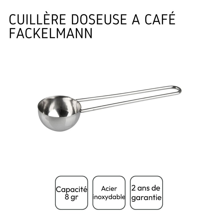 Cuillère doseuse à café inox env 8gr Fackelmann Petit Déjeuner