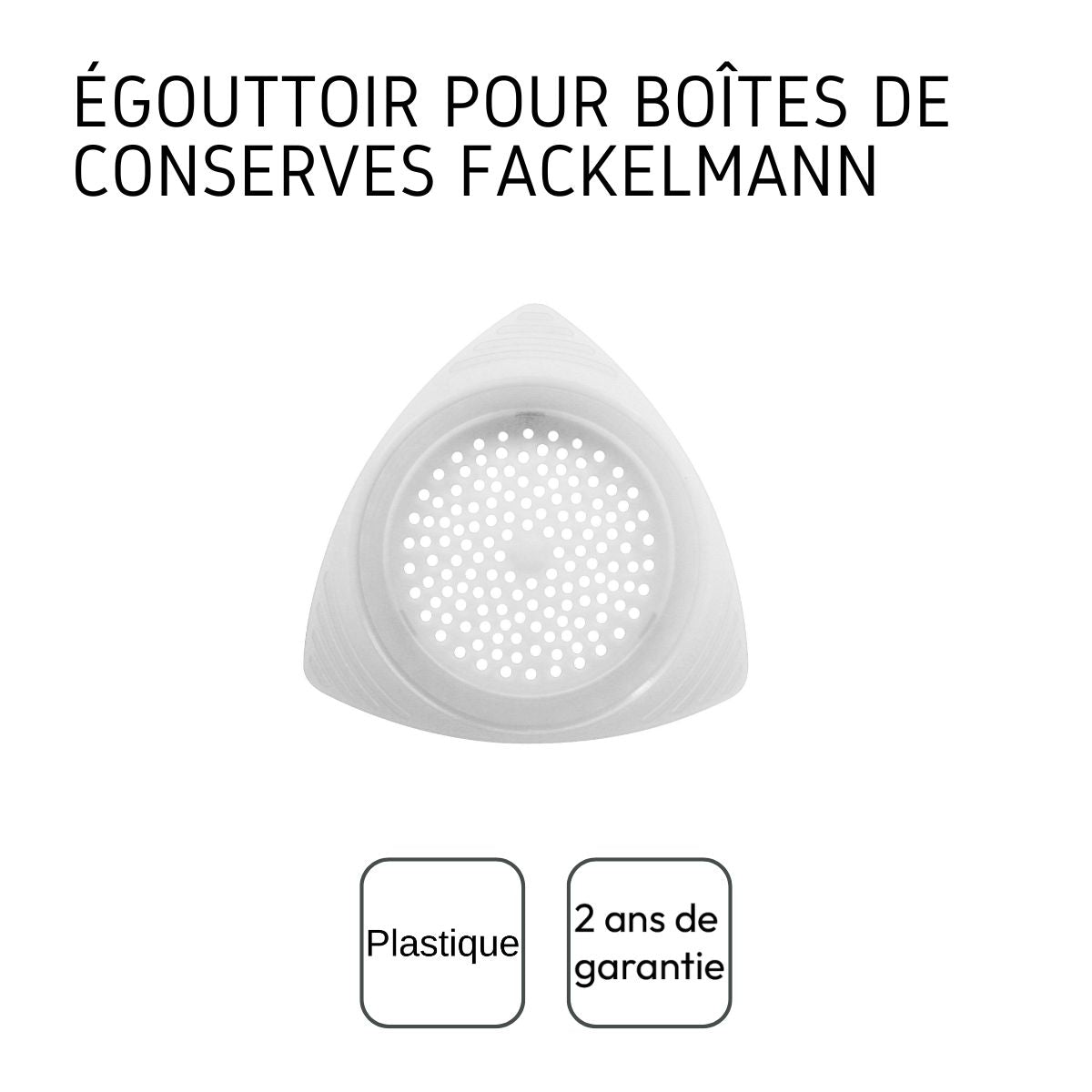 Egouttoir pour boîtes de conserves Fackelmann Basic
