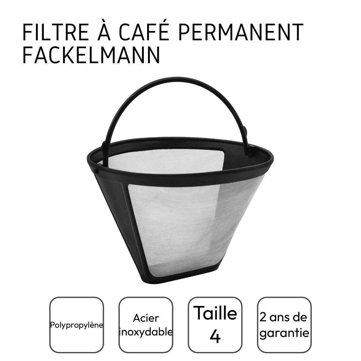 Filtre à café réutilisable GR4 Fackelmann
