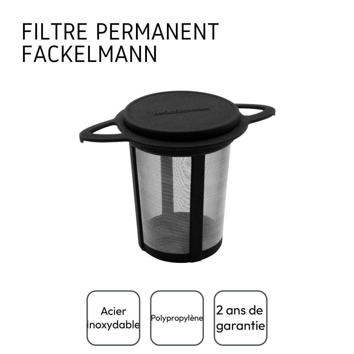Filtre à thé réutilisable pour théière et tasse à thé Fackelmann
