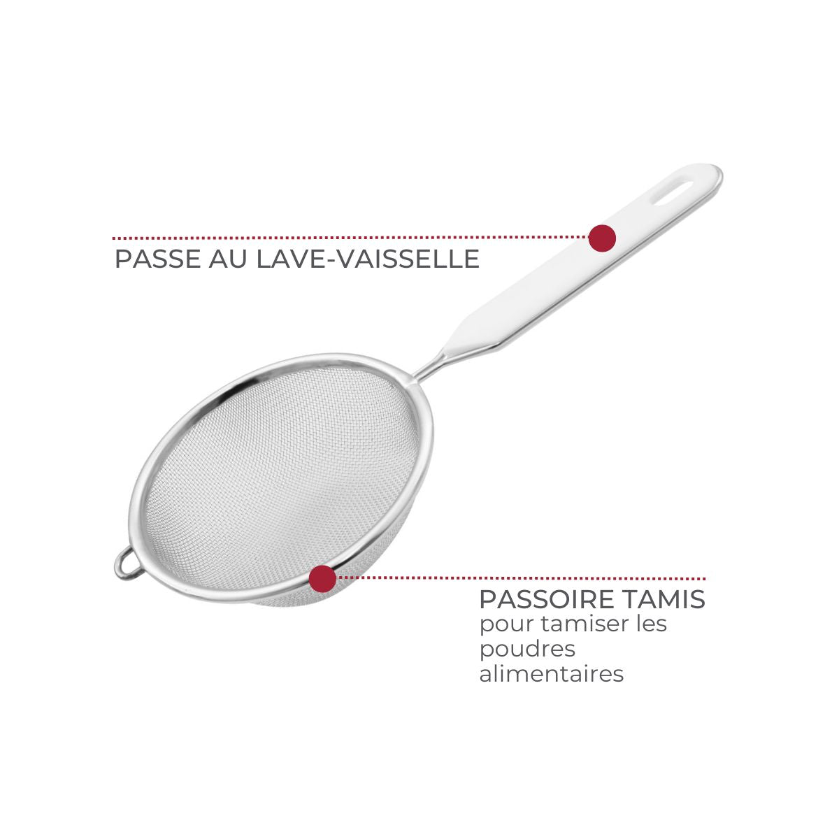 Petite passoire tamis 10 cm de diamètre Fackelmann Divers