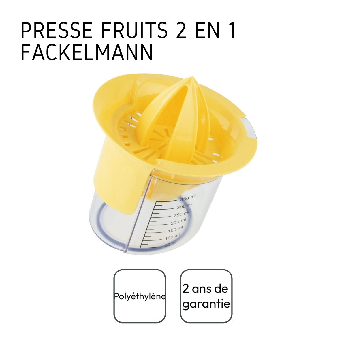Presse-agrumes 2 en 1 Fackelmann Colors Edition