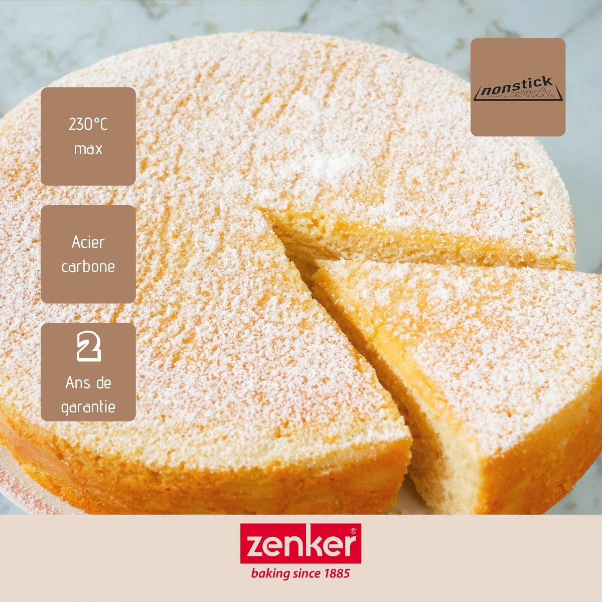 Moule à manqué à charnière 25 cm Zenker Smart Pastry