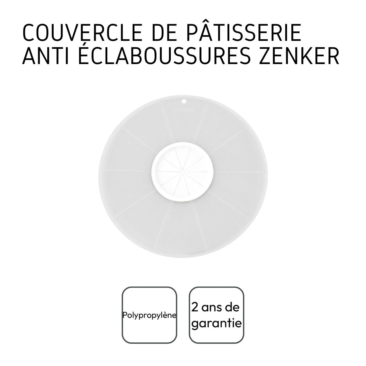 Couvercle anti projections Zenker