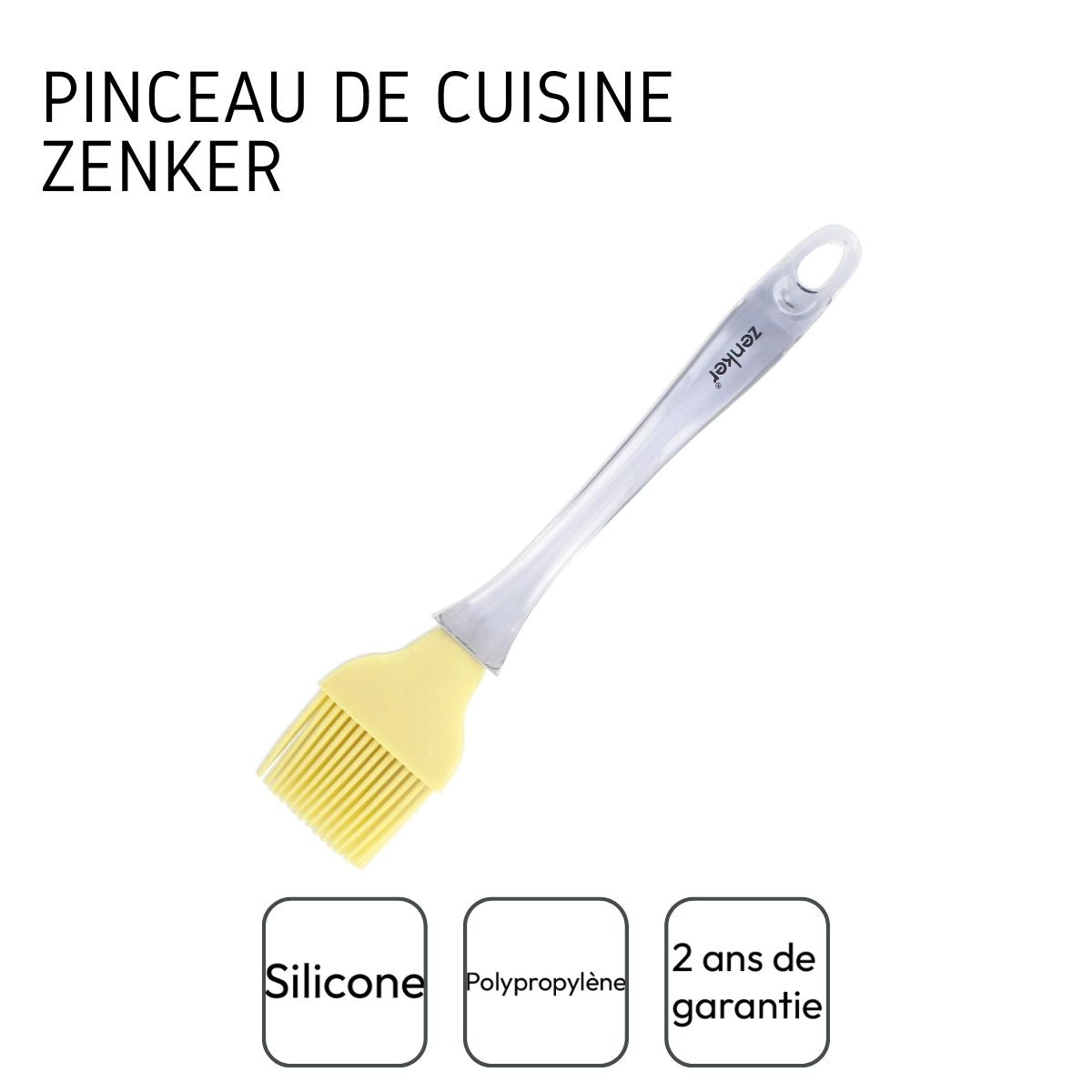 Pinceau de cuisine en silicone 24 cm Zenker