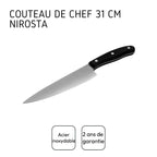 Couteau de cuisine Nirosta Chef FIT 31 cm