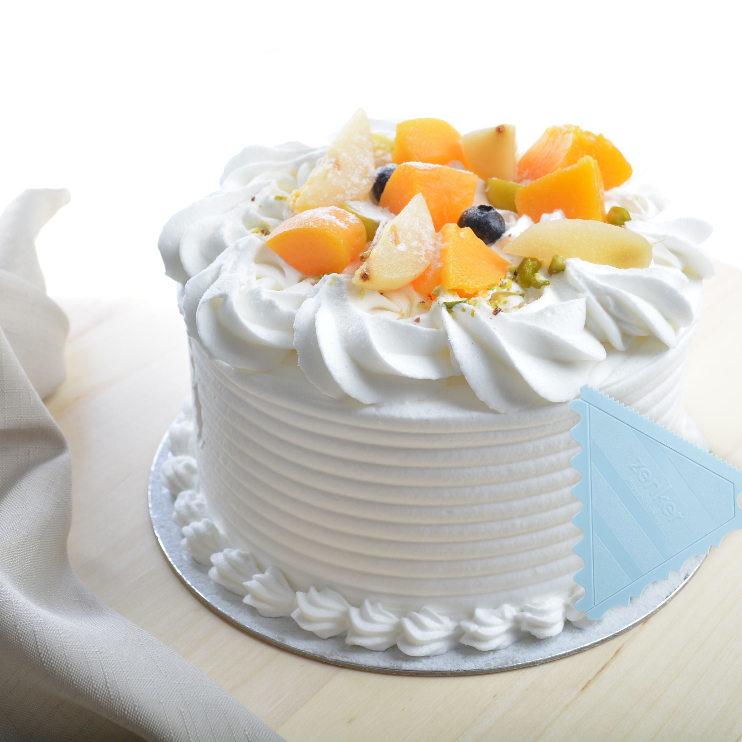 Lisseur gâteau à trois côtés pour cake design Zenker Sweet