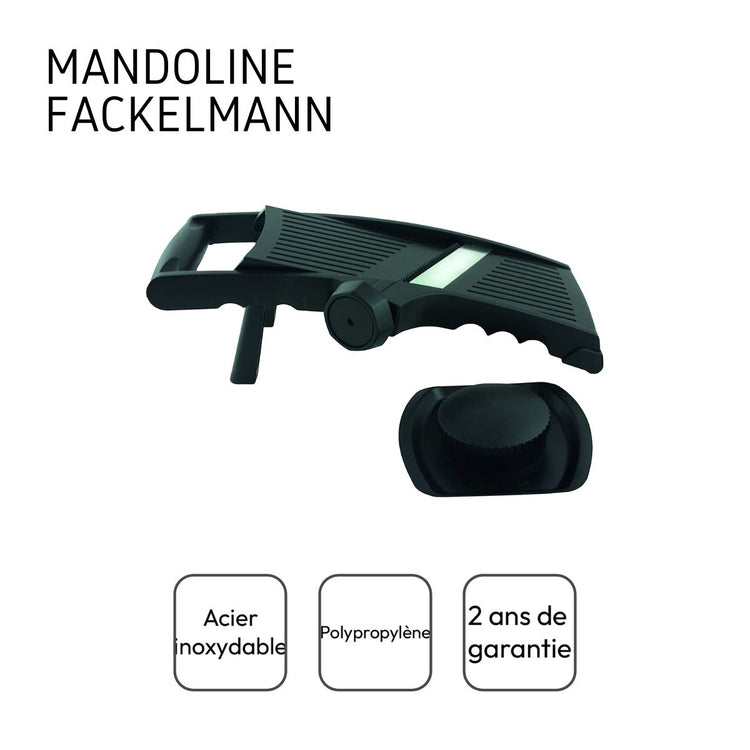 Mandoline professionnelle pour trancher et râper Fackelmann Handmade Tradition