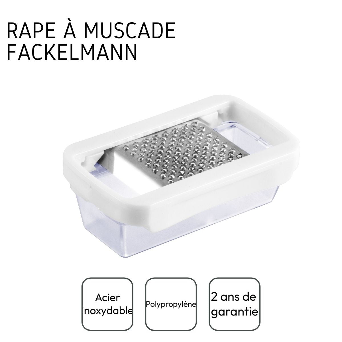 Râpe noix de muscade Fackelmann Handmade Tradition