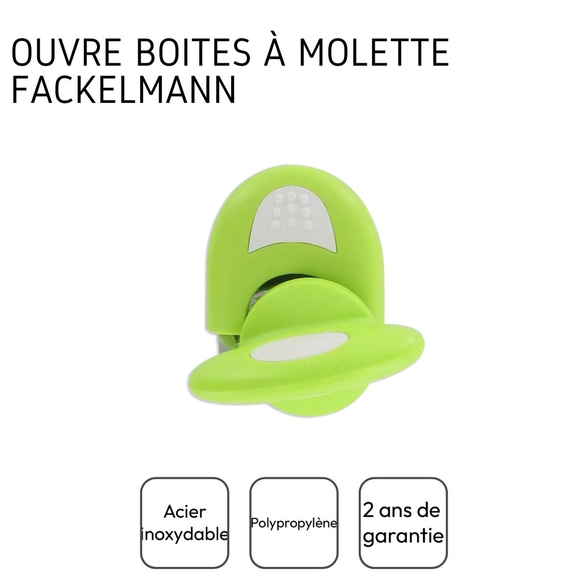 Ouvre-boîte à molette Fackelmann