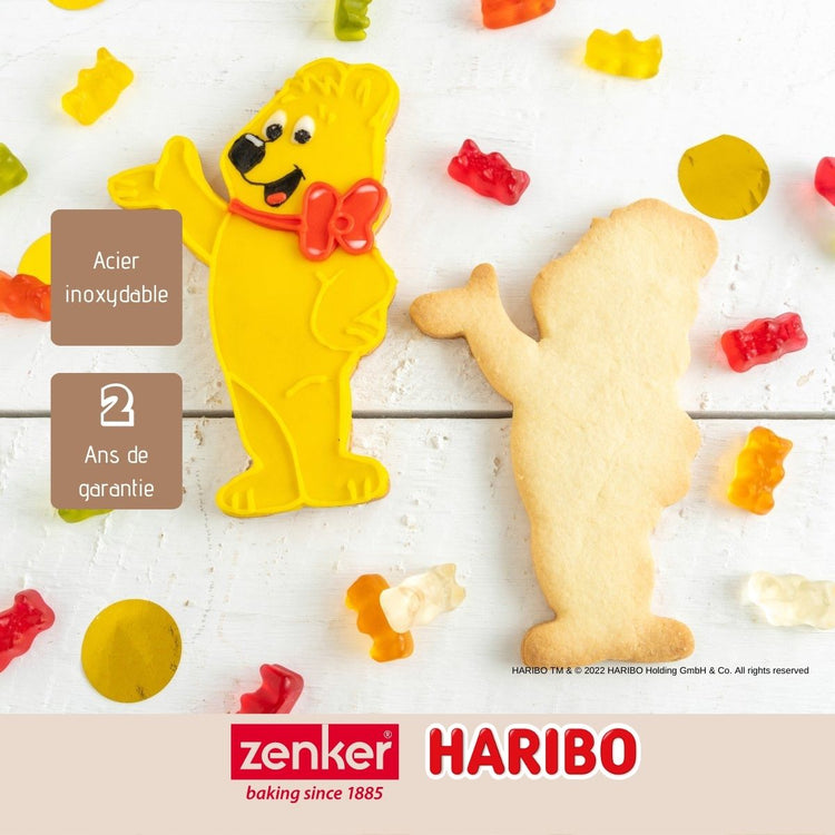 Lot de 3 emporte-pièces oursons en inox Zenker Haribo