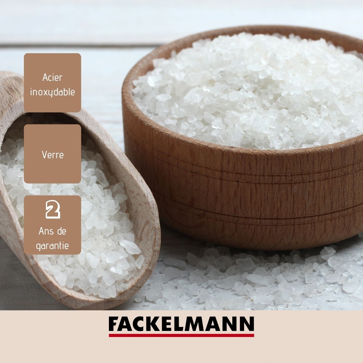 Saupoudreuse de cuisine en verre Fackelmann Basic