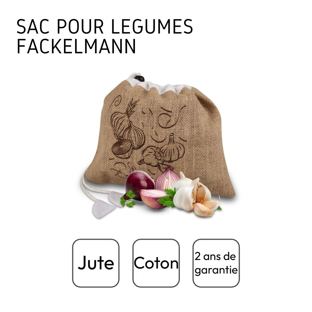 Petit sac à légumes réutilisable Fackelmann Eco Friendly