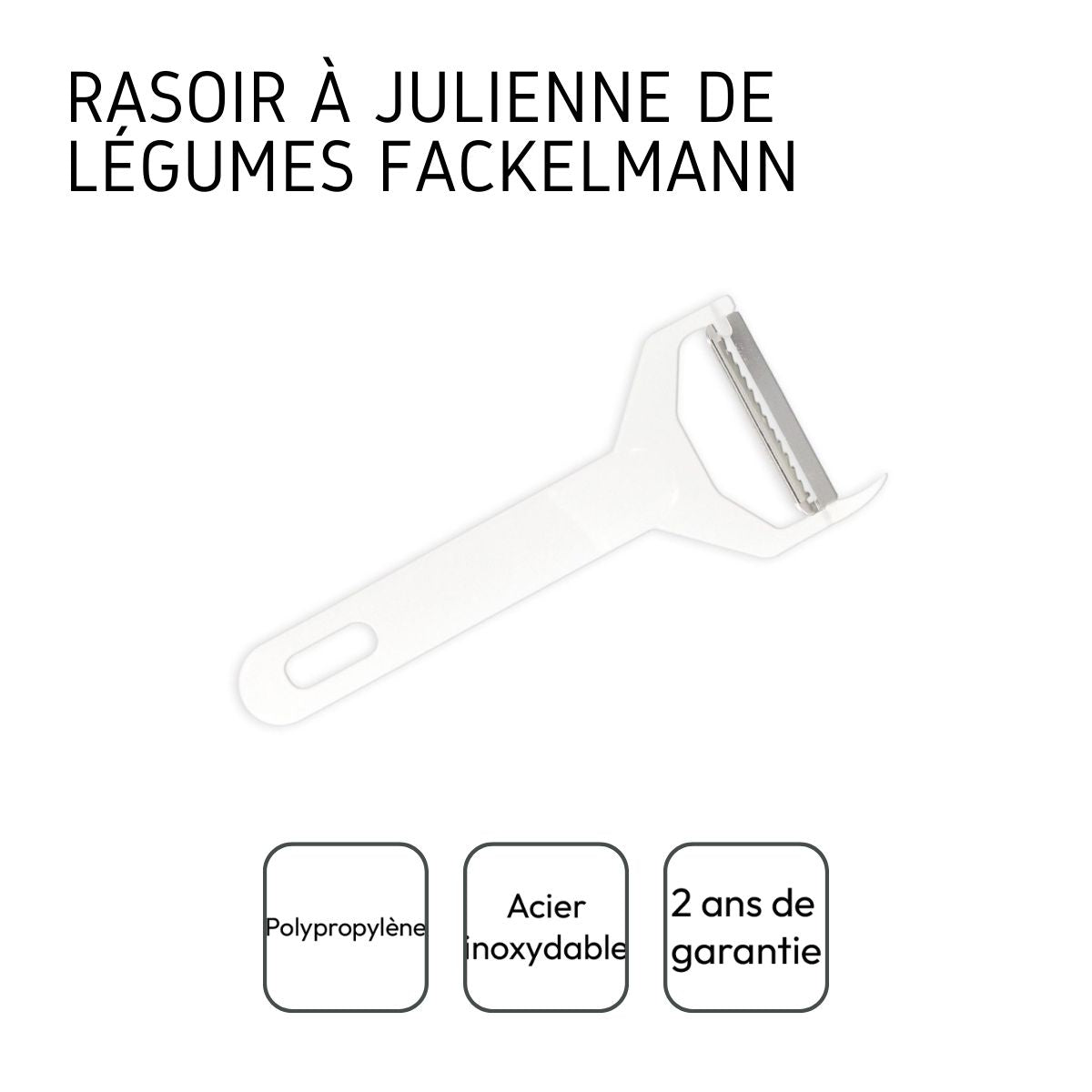 Rasoir pour julienne de légumes Fackelmann