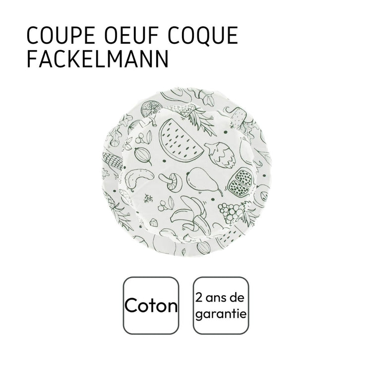 Lot de 3 films étirables réutilisables en coton Fackelmann Eco Friendly