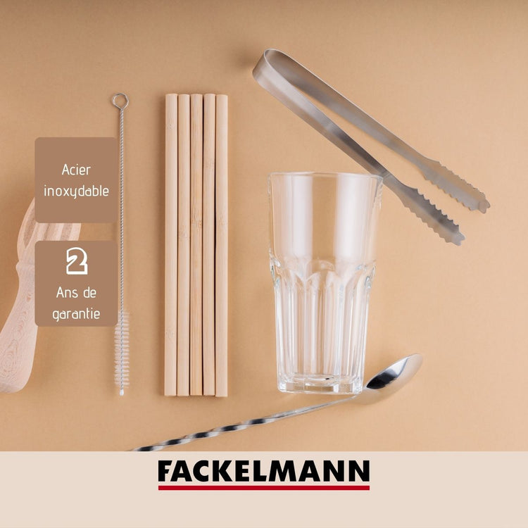 Pince à glaçons inox 15 cm Fackelmann Bar Concept