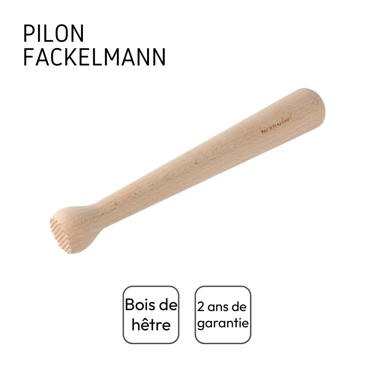 Pilon en bois pour cocktails en Bois Fackelmann