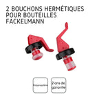 Lot de 2 bouchons à levier réutilisable Fackelmann Bar Concept