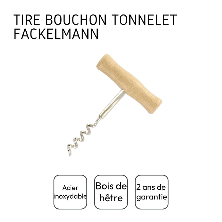 Tire-bouchon tonnelet en bois Fackelmann Bar Concept