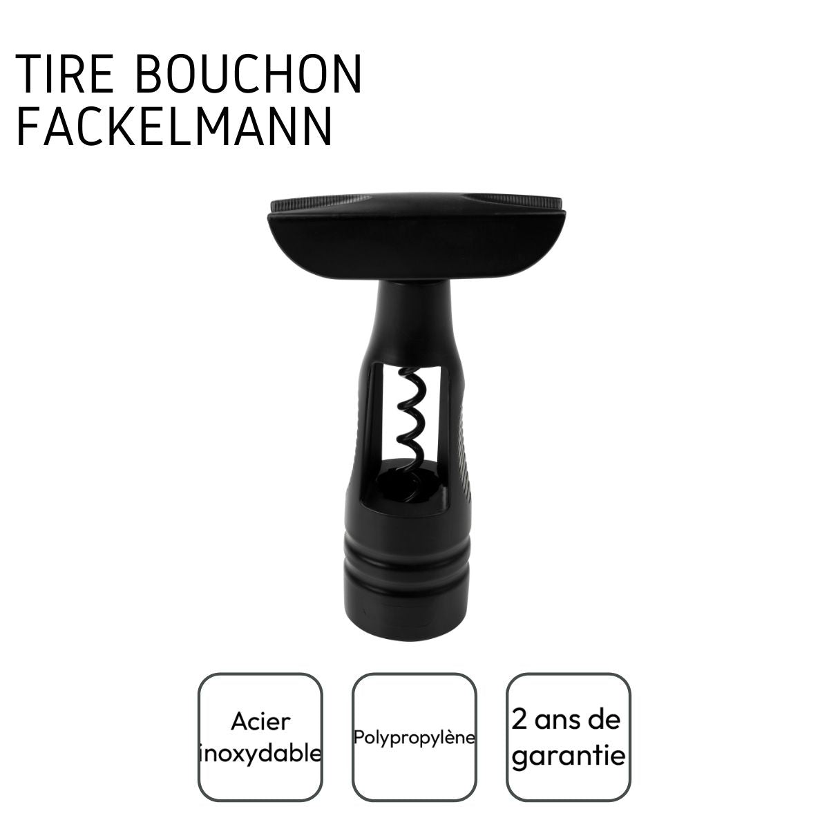 Tire-bouchon à vis sans fin Fackelmann Spectre