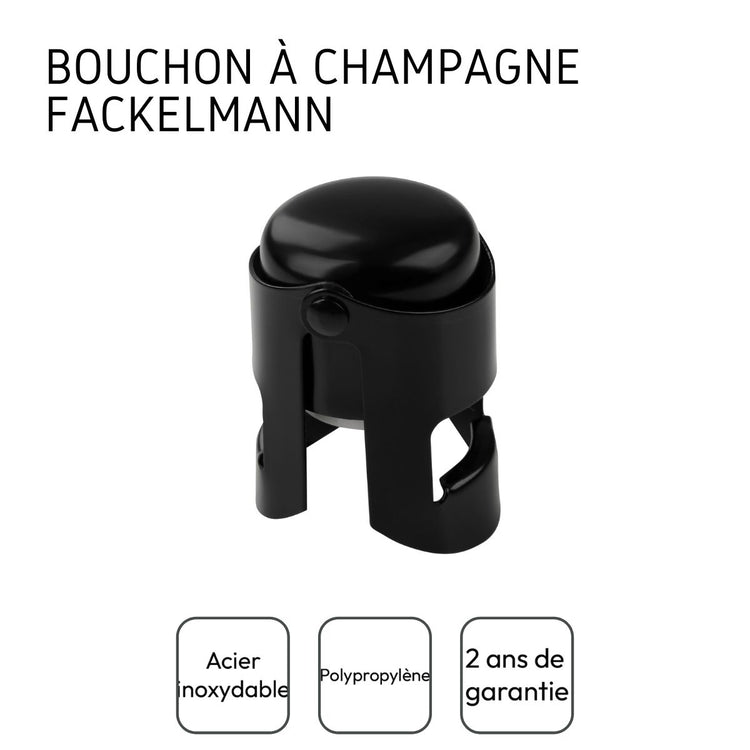 Bouchon pour bouteille de Champagne Fackelmann Spectre
