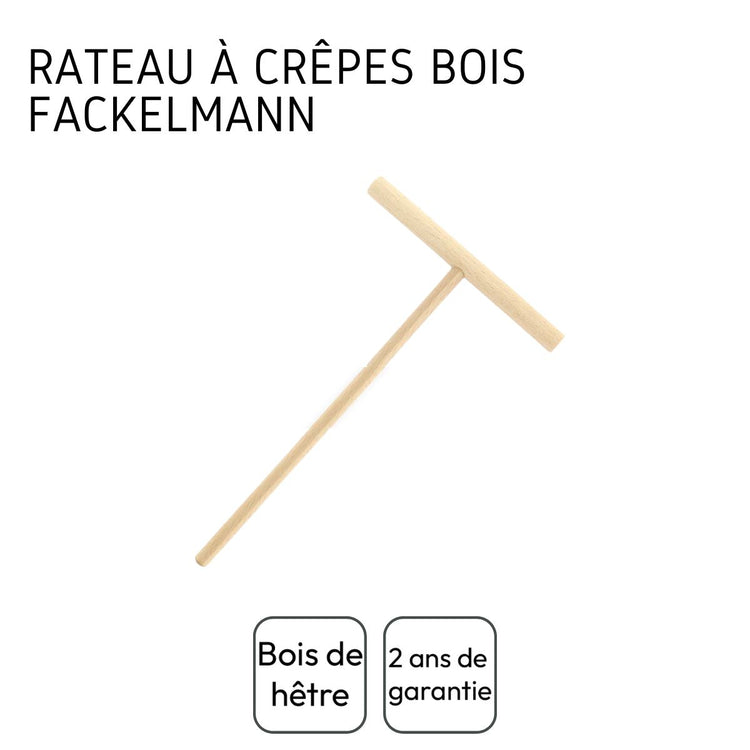 Râteau à crêpes Fackelmann Wood Edition