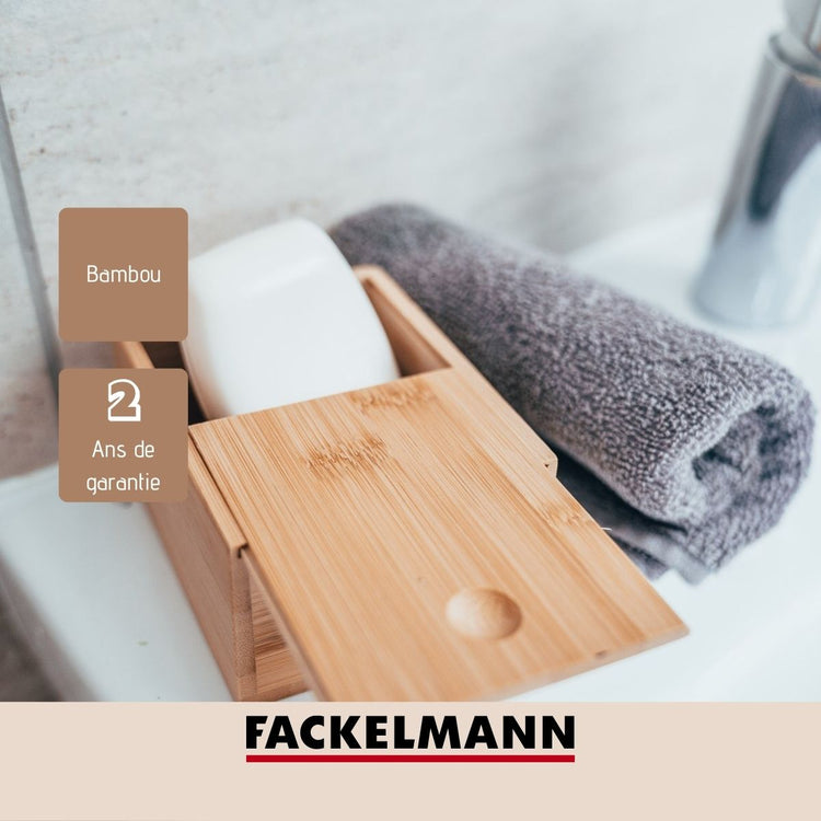 Boîte à savon en bambou avec couvercle Fackelmann Tecno
