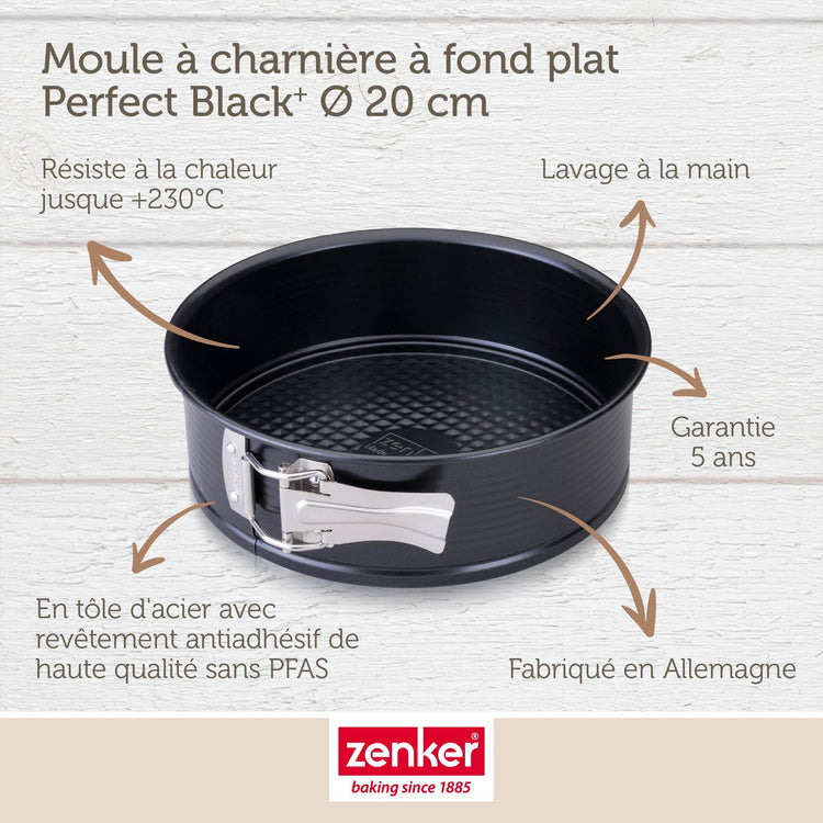 Moule à manqué à charnière 20 cm Zenker PerfectBack+