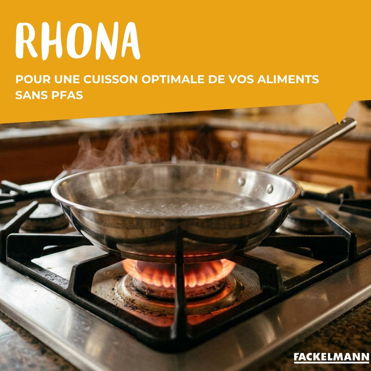 Poêle à frire inox 24 cm Fackelmann Rhona