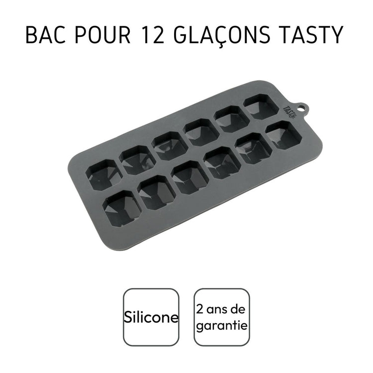Bac pour 12 glaçons silicone Tasty Core