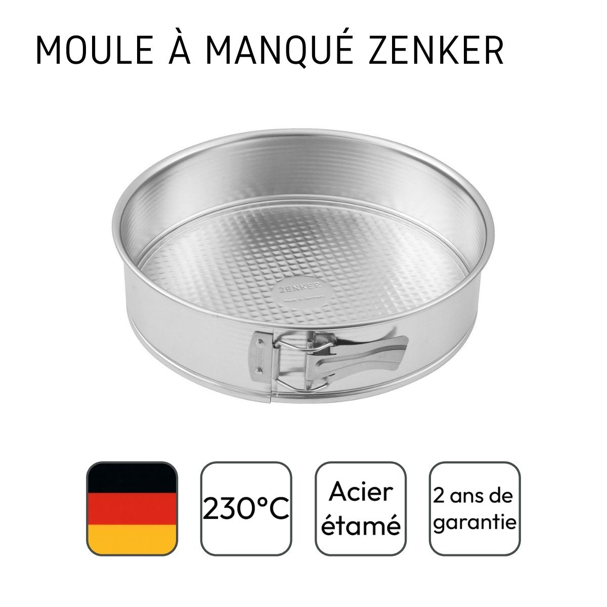 Moule à manqué à charnière 18,5 cm Zenker Silver