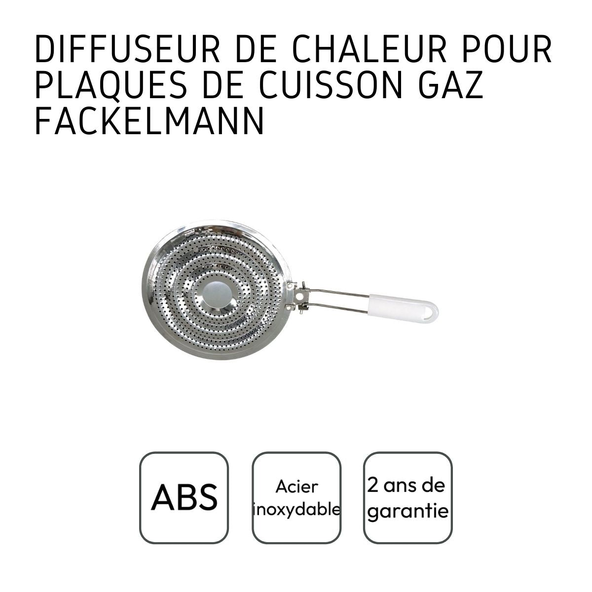 Diffuseur de chaleur pour plaque de cuisson gaz Fackelmann