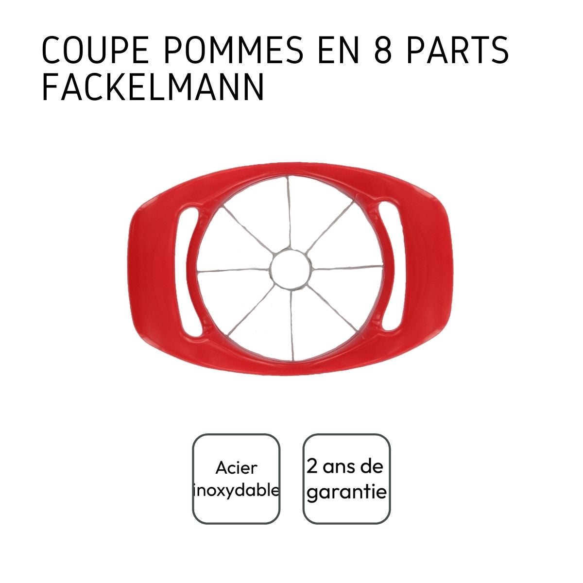 Coupe-pomme en 8 morceaux Fackelmann Colors Edition