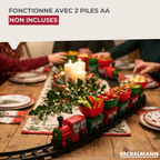 Décoration de Noël Train de table pour apéritif, fondue savoyarde Fackelmann