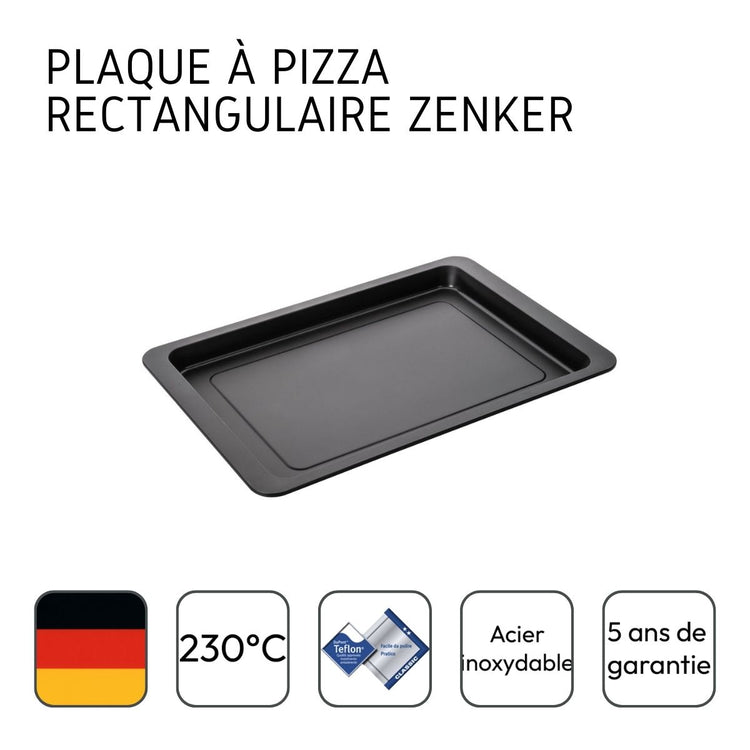 Plaque à pizza rectangulaire Zenker Spécial Countries
