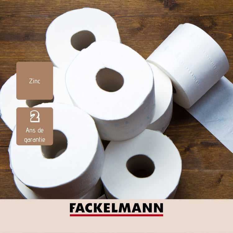 Support papier toilette noir mat Fackelmann New York