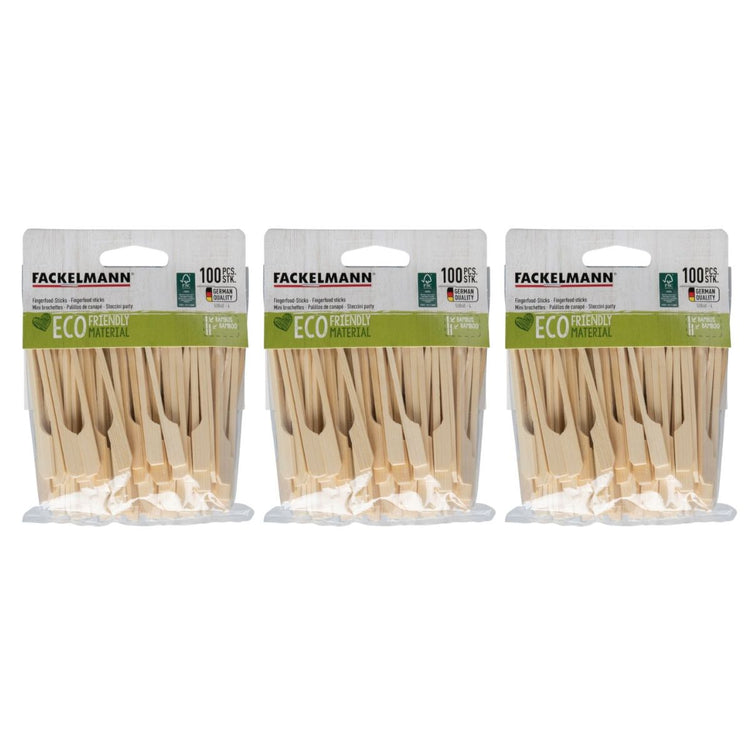 Lot de 300 piques en bois de 9 cm Fackelmann