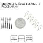 Ensemble spécial escargots Fackelmann