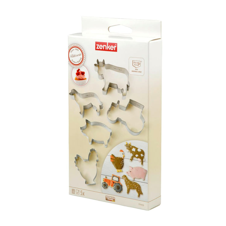 Ensemble d'emporte-pièces ferme, 9,9x5,7x2,5 cm