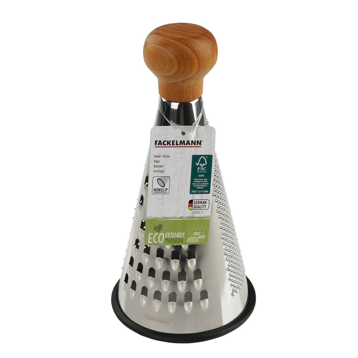 Râpe à légumes et à fromage conique Fackelmann Eco Friendly