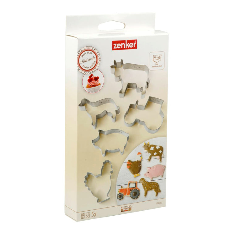 Ensemble d'emporte-pièces ferme, 9,9x5,7x2,5 cm