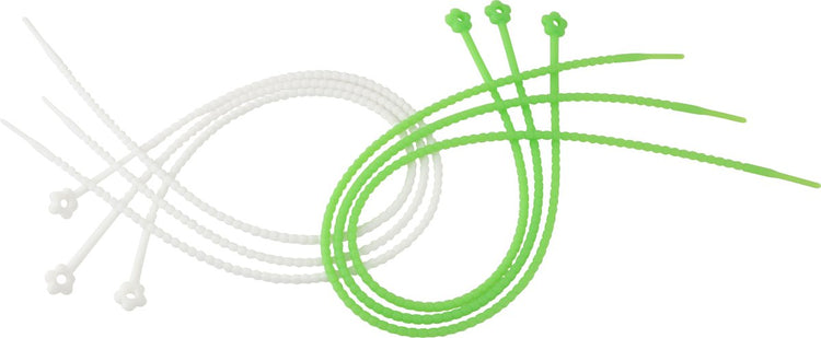Lot de 6 ficelles alimentaires réutilisables en silicone Fackelmann Basic