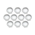 Lot de 10 plats à Saint-Jacques en aluminium Fackelmann
