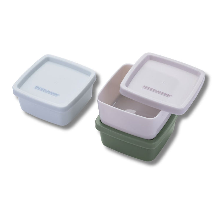 Set de 3 boîtes carrées à sauce ou épices Fackelmann Storage