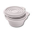 Boite à Snacks Pliable en Silicone Blanc Fackelmann Storage